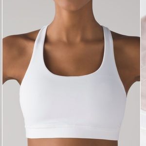 Lululemon Invigorate Sports bra in white